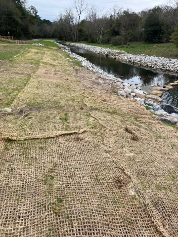 Streambank stabilization